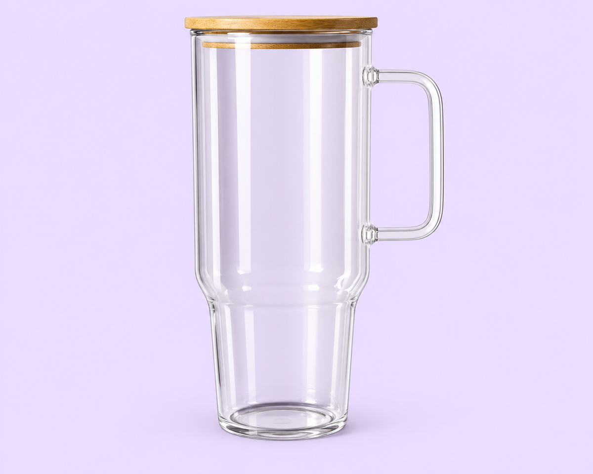32oz Glass Tumbler ( This is NOT a snow globe)