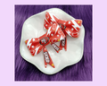 49ers Bow Straw Topper