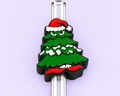 Angry Christmas Tree Straw Topper