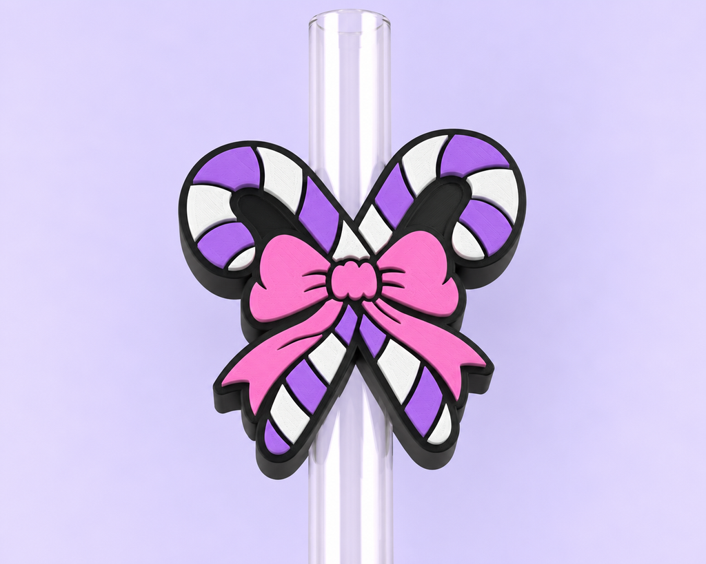 Candycane Straw Topper
