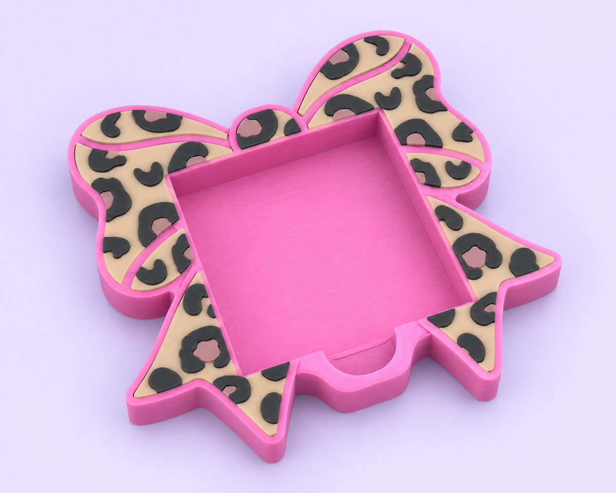 Cheetah Note Pad Holder