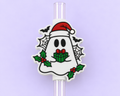 Christmas Ghost Straw Topper