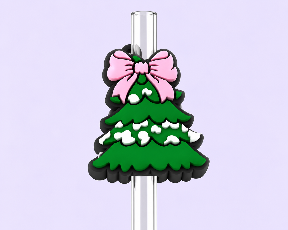 Christmas Tree Straw Topper