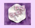 Flowers Bow Straw Topper