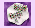 Grinch 2 Bow Straw Topper