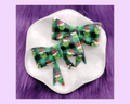 Grinch Bow 1 Straw Topper