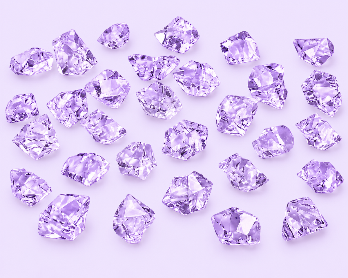 Ice Cubes for Tumblers and Crafts
