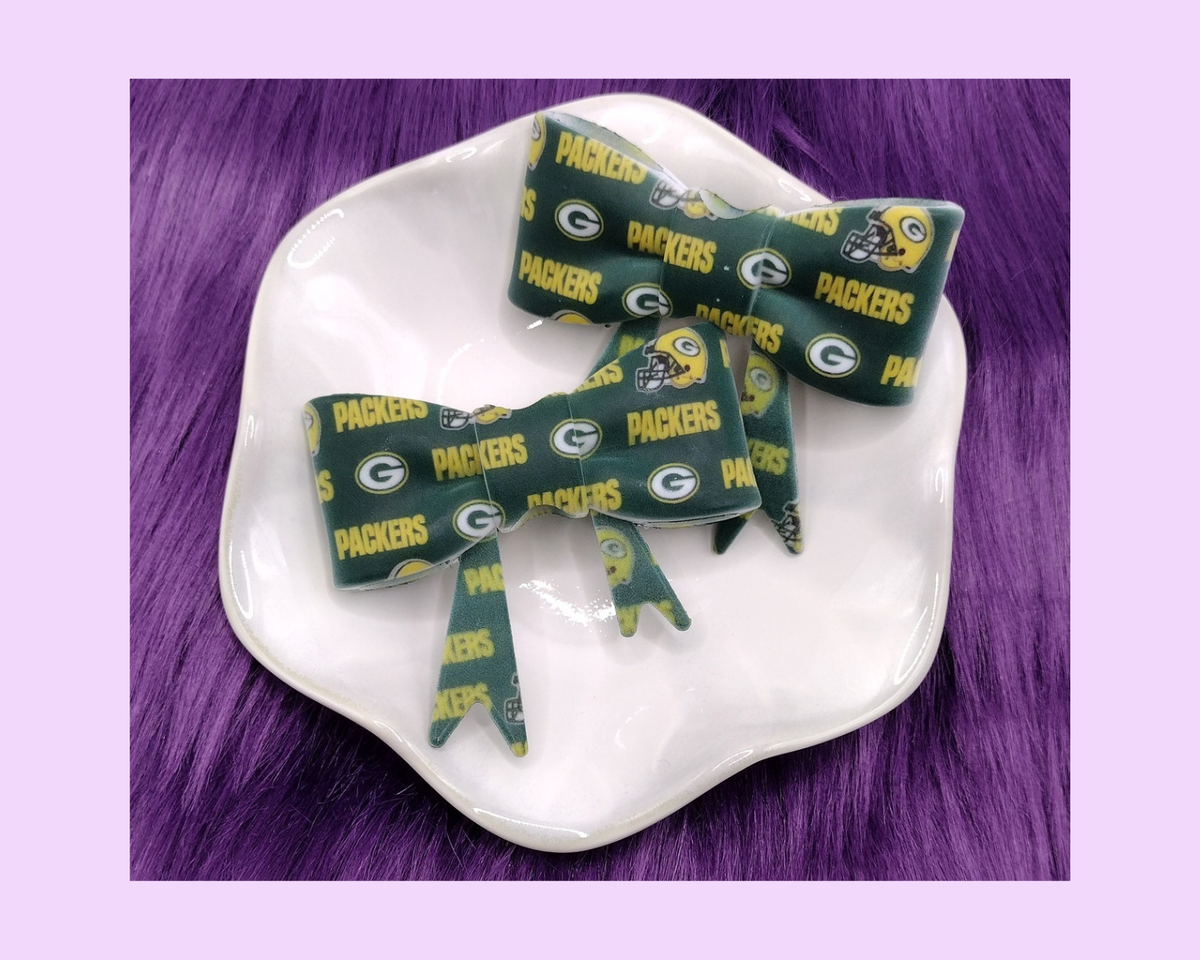 Packers Bow Straw Topper