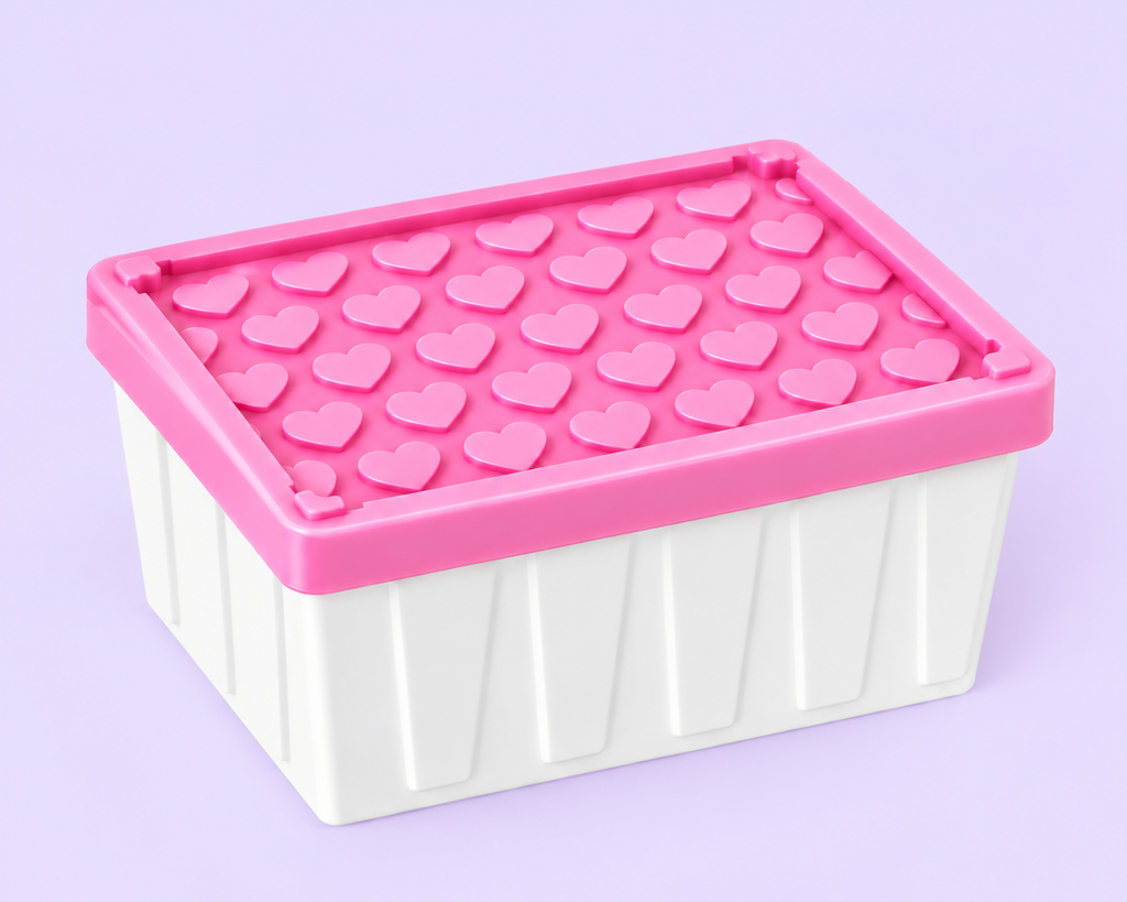 Stackable Single Mini Storage Tote Bin