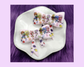 Strawberry Girl and Friends Bow Straw Topper