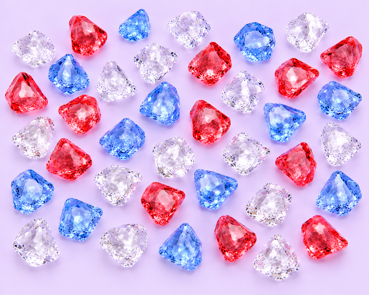 Ice Cubes for Tumblers and Crafts