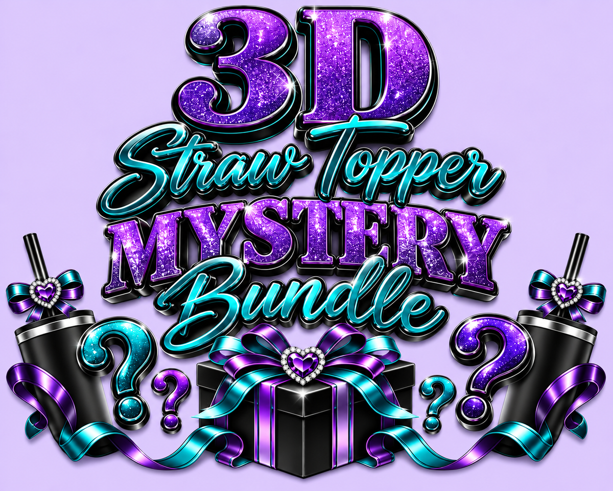 3d Straw Topper Mystery Bundle